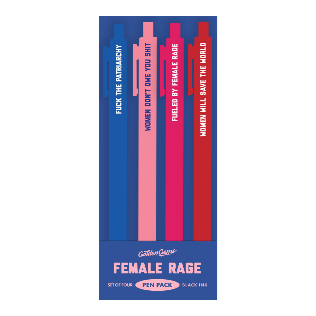 Female Rage Pens - Set of 4 – Memo Paper Goods