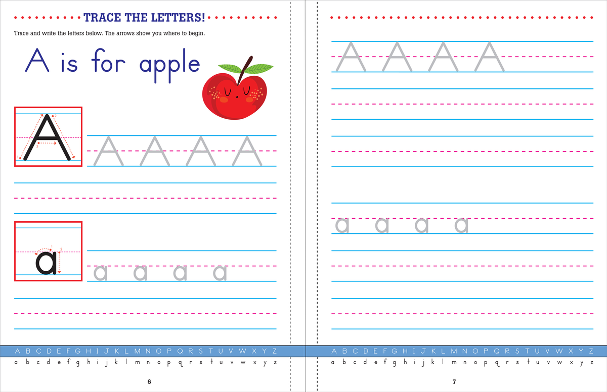Trace & Learn Letters Workbook – Memo Paper Goods